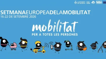 Cartell de la Setmana Europea de la Mobilitat 2026 a València
