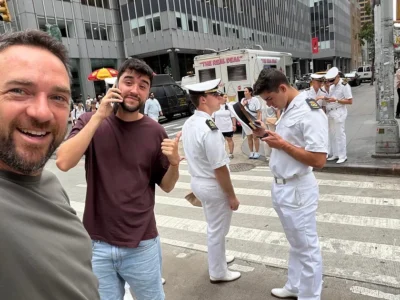 Lluís Cascant grava Valencians al món a Nova York