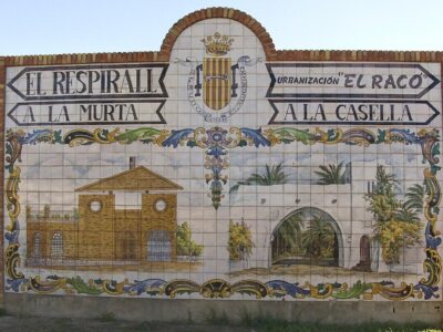 Senyal de la Casella i la Murta a Alzira, imatge d’arxiu