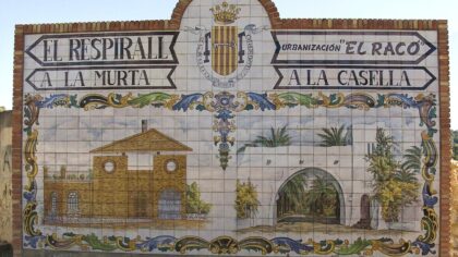 Senyal de la Casella i la Murta a Alzira, imatge d’arxiu
