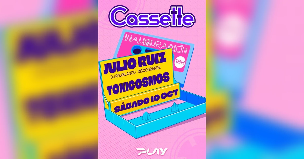 Todo sobre València: noticias, ocio, turismo y planes para disfrutar la ciudad 40 Cassette by Toxicosmos estrena en Russafa un tardeo indie semanal con Julio Ruiz