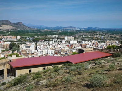 Centre de Visitants del Castell de Sagunt després de les obres de renovació de la coberta, octubre de 2026