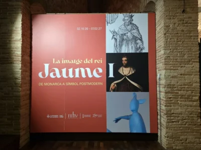 Cartell de l’exposició «La imatge del rei Jaume I» al Museu d’Història de València
