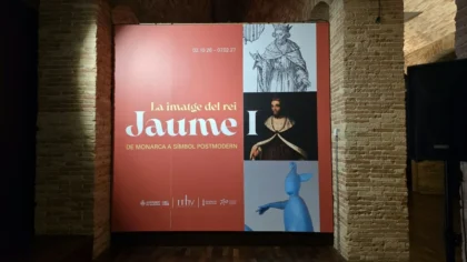 Cartell de l’exposició «La imatge del rei Jaume I» al Museu d’Història de València