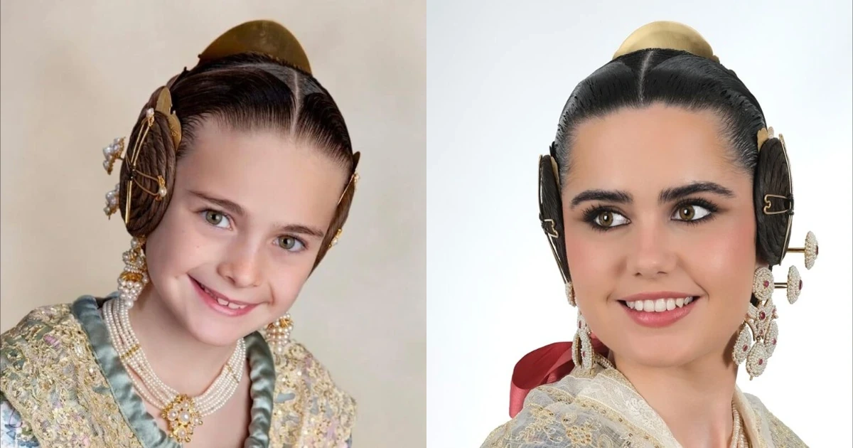 Beatriz Blanco Tamarit i Julia Vizcayno Orero, noves Falleres Majors de València 2027