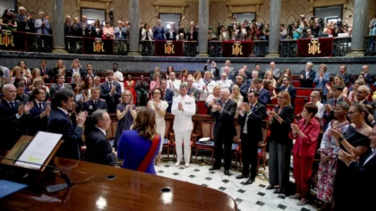 Vista general del Saló de Plens durant el lliurament dels Honors i Distincions de València 2026