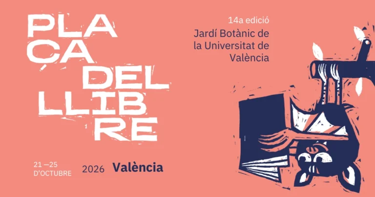 Plaça del Llibre 2026 en València: entrada a 1 € y programa en el Jardí Botànic