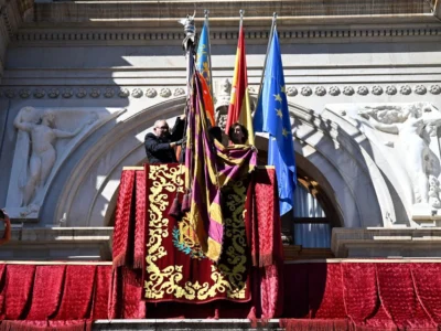 La Reial Senyera durant la Processó Cívica del 9 d’Octubre de 2026 a València