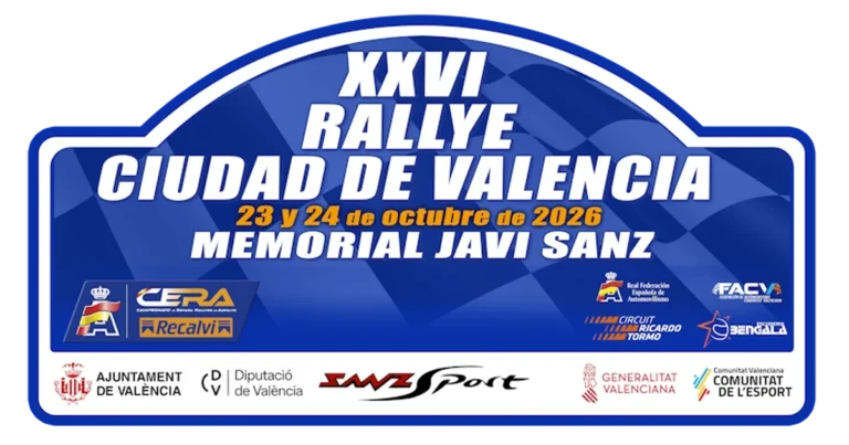 Rallye Ciudad de València 2026: horarios de los 8 tramos y recorrido